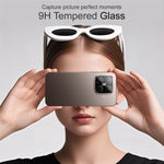 IMAK För Xiaomi 15T Pro Kameralinsskydd Härdat Glas HD Klar Linsfilm (Svart Version)