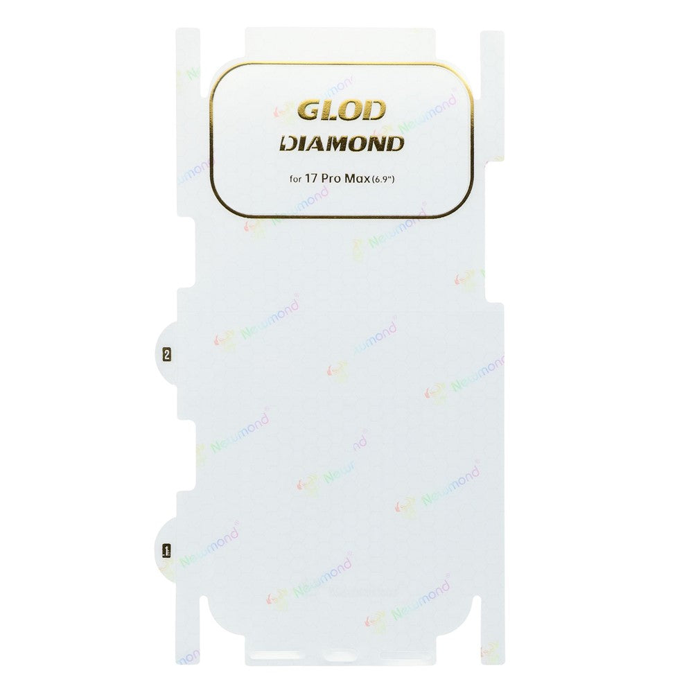 For iPhone 17 Pro Max Phone Back Side Protector Full Coverage Soft PET Film