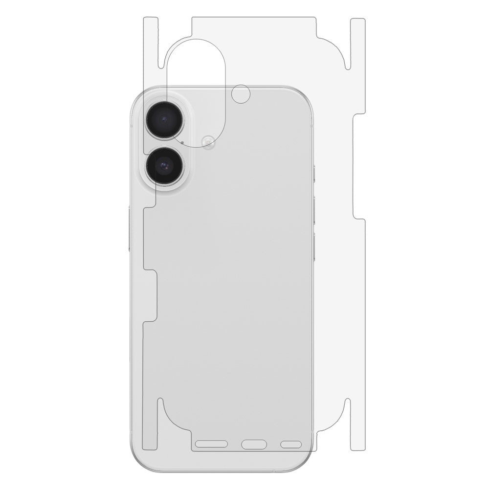 For iPhone 17 Phone Back Side Protector Full Coverage Soft PET Film