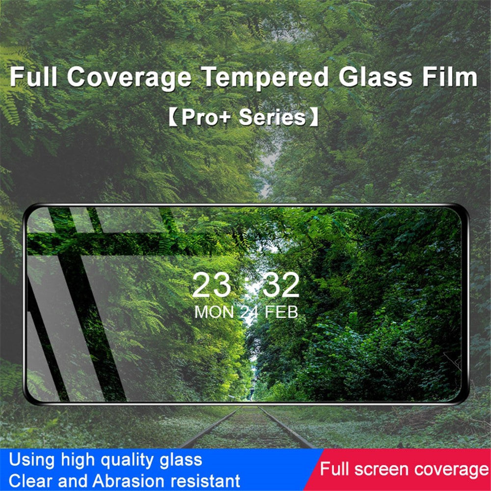 IMAK Pro+ Series for Xiaomi Redmi Note 12 Pro+ 5G  /  Note 12 Explorer 5G  /  Note 12 Trendy Edition Complete Covering Anti-explosion Tempered Glass Screen Protector Full Glue Protective Film