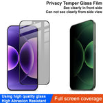 IMAK För Xiaomi 17 Pro Max / 17 Max Sekretessskärmskydd Anti-Peep Heltäckande Härdat Glasfilm (Fingeravtryckslåsning)