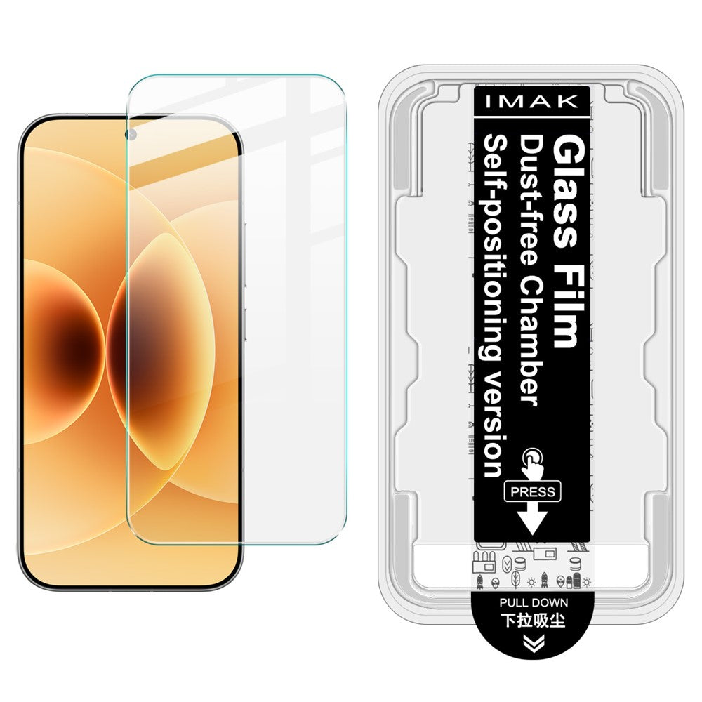 IMAK H Series For Xiaomi 17 / 17 Pro Tempered Glass Screen Protector Easy Installation Film with Auto Dust-Remove Tool Kit (NOT Complete Covering) (Fingerprint Unlock)
