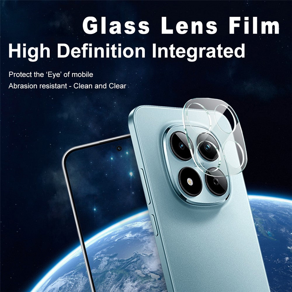 IMAK För Xiaomi Redmi Poco M8 Pro 5G / Note 15 Pro 5G (Global) / Note 15 Pro+ 5G (Global) Härdat Glas Heltäckande Kameralinsskydd + Akryllinsskydd