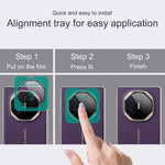 IMAK For Huawei Mate XTs Ultimate Tempered Glass Full Coverage Camera Lens Protector with Self Positioning Frame (Black Version)