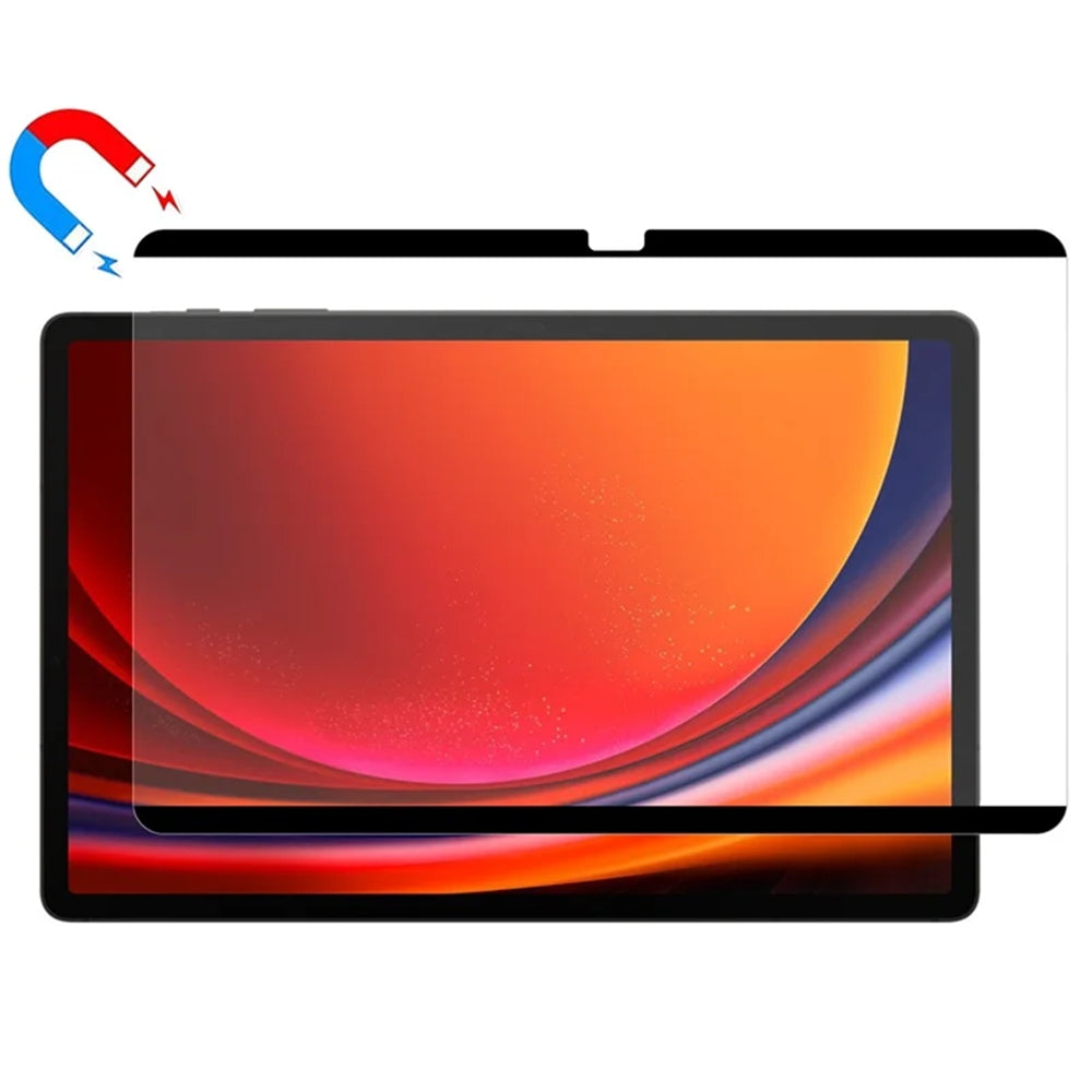Samsung Galaxy Tab S10+ / Galaxy Tab S9+ / Galaxy Tab S8+ / Galaxy Tab S7 FE / Galaxy Tab S9 FE+ papirlignende magnetisk skærmbeskyttelse, aftagelig og genanvendelig skærmfilm (IKKE fuld dækning)