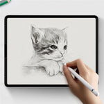 Samsung Galaxy Tab S10+ / Galaxy Tab S9+ / Galaxy Tab S8+ / Galaxy Tab S7 FE / Galaxy Tab S9 FE+ papirlignende magnetisk skærmbeskyttelse, aftagelig og genanvendelig skærmfilm (IKKE fuld dækning)