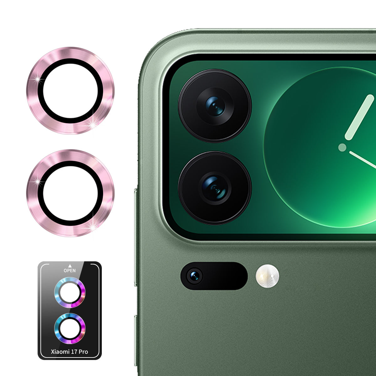 ENKAY HAT PRINCE For Xiaomi 17 Pro Camera Lens Protector  Metal Ring Lens Film