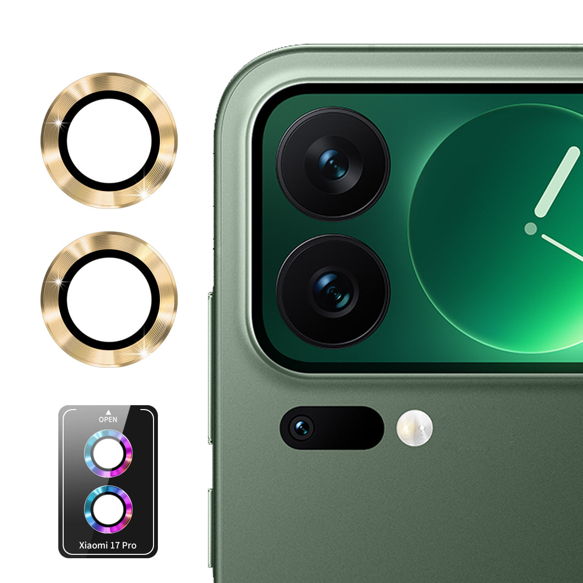 ENKAY HAT PRINCE For Xiaomi 17 Pro Camera Lens Protector  Metal Ring Lens Film