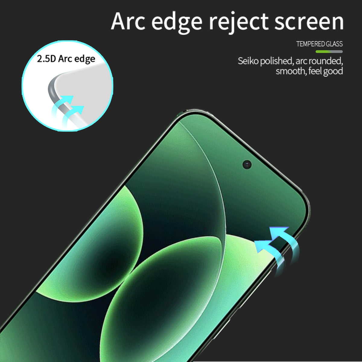 MOFI For Xiaomi 17 Pro / Xiaomi 17 Screen Protector  9H Full Glue Full Coverage High Aluminum-Silicon Glass Film