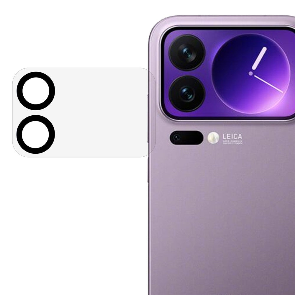 For Xiaomi 17 Pro Camera Lens Protector Cell Phone Silk Printing Tempered Glass Clear Lens Film