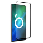 NORTHJO A+ 0.3mm 2.5D Screen Protector for Samsung Galaxy A73 5G, Full Cover Silk Printing High Aluminum-silicon Glass Anti-fingerprint Film