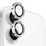 NORTHJO For iPhone 17 Kameralinsebeskytter Rhinestone Ring Hærdet Glas Linsefilm