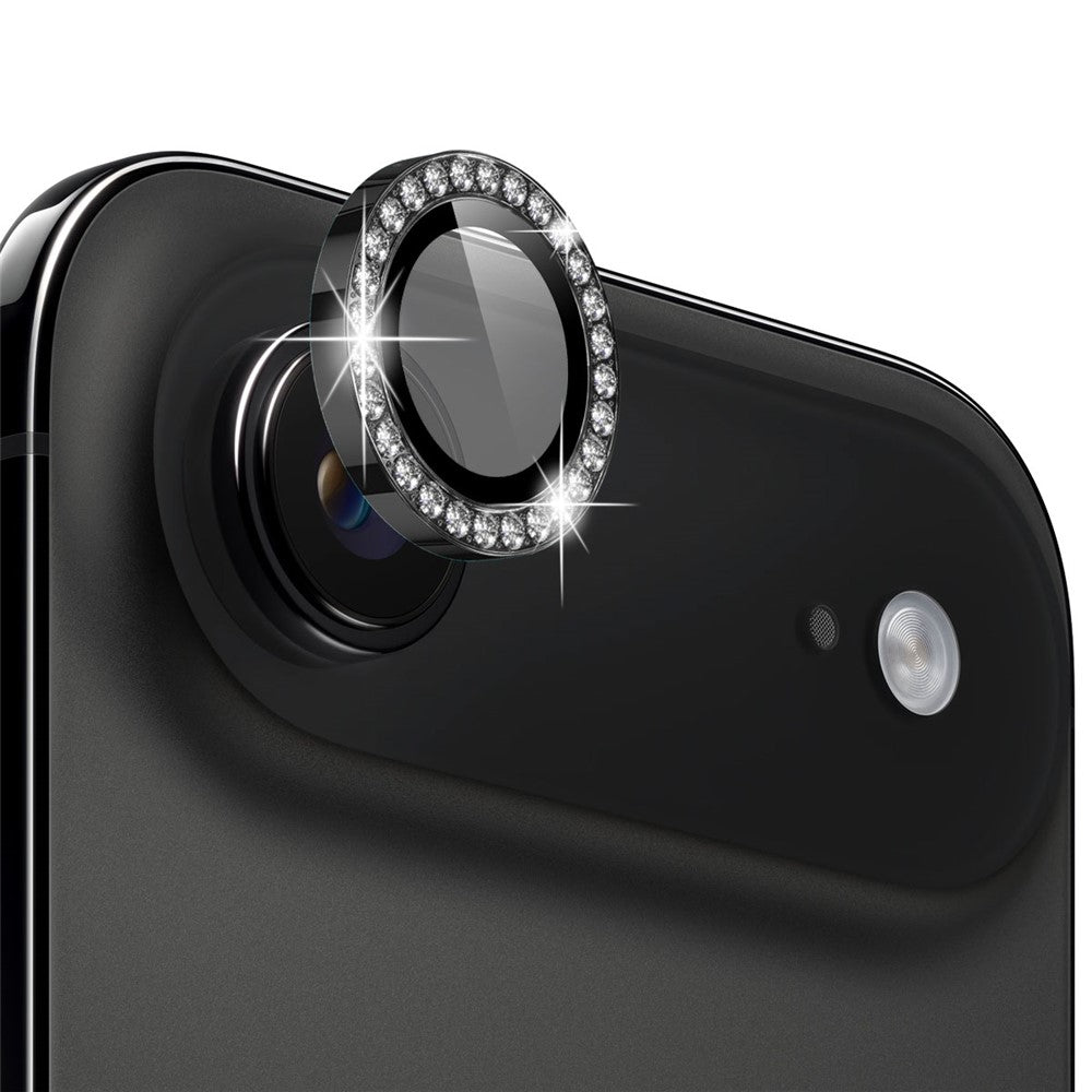 NORTHJO til iPhone Air Kamera Linsebeskytter Rhinstensring Hærdet Glas Linsefilm