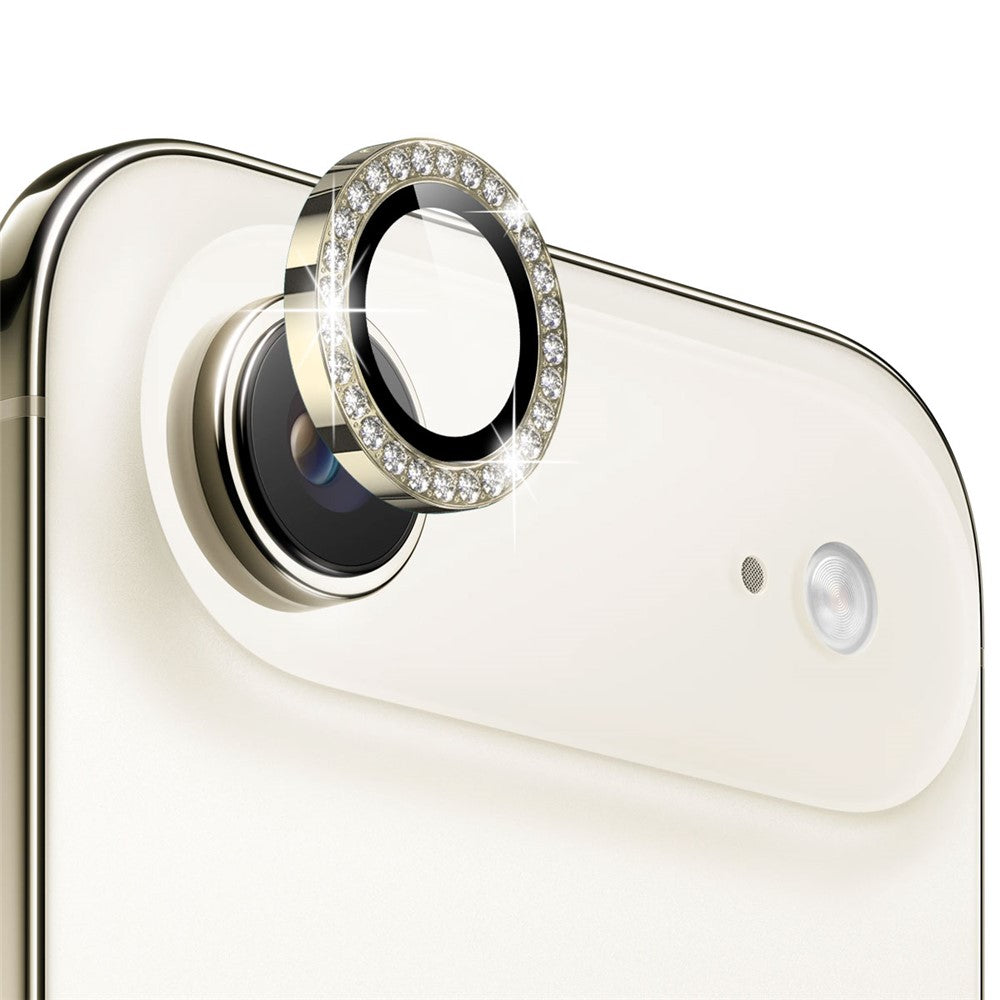NORTHJO til iPhone Air Kamera Linsebeskytter Rhinstensring Hærdet Glas Linsefilm