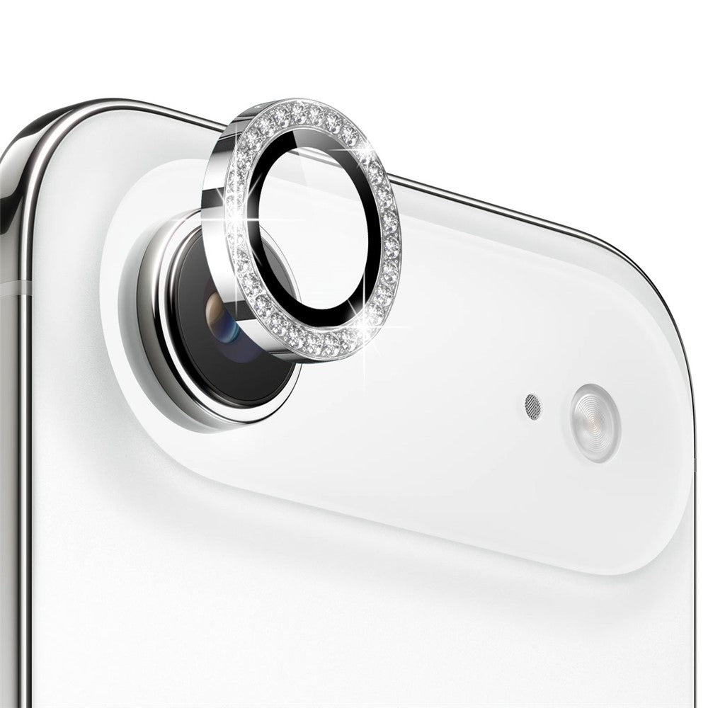 NORTHJO til iPhone Air Kamera Linsebeskytter Rhinstensring Hærdet Glas Linsefilm