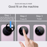 IMAK For vivo X300 Pro 5G Full Coverage Camera Lens Protector Tempered Glass HD Clear Lens Film (Black Version)