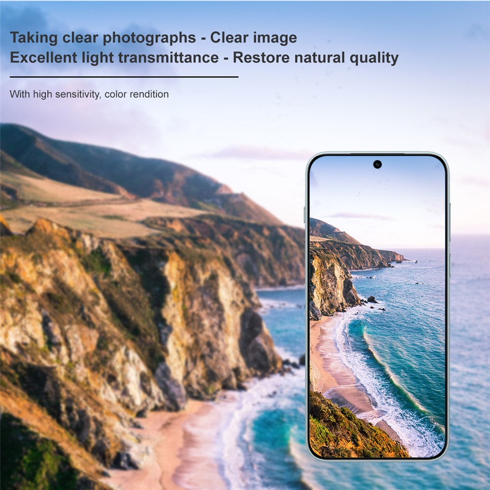 IMAK For vivo X300 Pro 5G Full Coverage Camera Lens Protector Tempered Glass HD Clear Lens Film (Black Version)