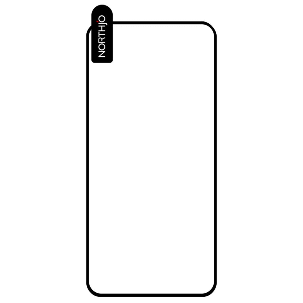 NORTHJO A++ For Samsung Galaxy S22+ 5G / S23+ Silk Printing 0.15mm 2.5D High Aluminum-silicon Glass Film Explosion-proof HD Clear Full Screen Protector (Support Fingerprint Unlock)