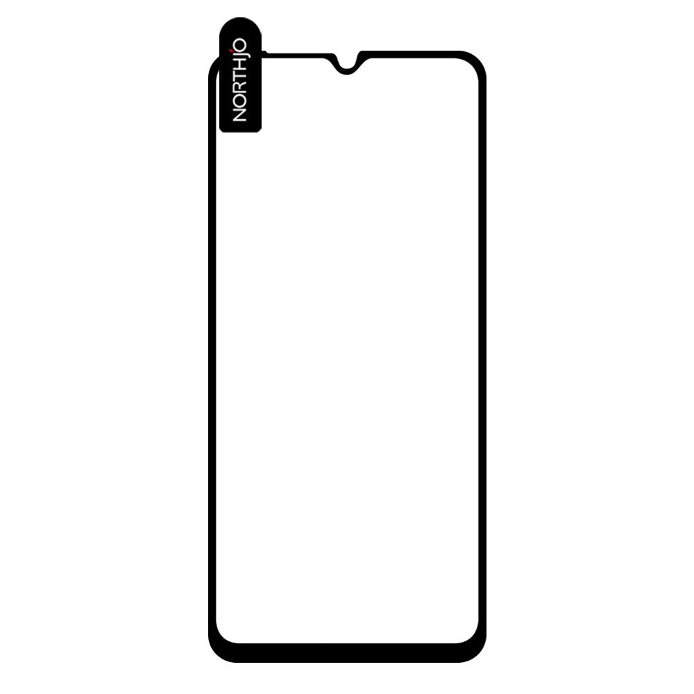 NORTHJO A+ For Samsung Galaxy A04s 4G (164.7mm) / A04 4G (164.4mm) 0.3mm 2.5D Silk Printing High Aluminum-silicon Glass Full Screen Protector