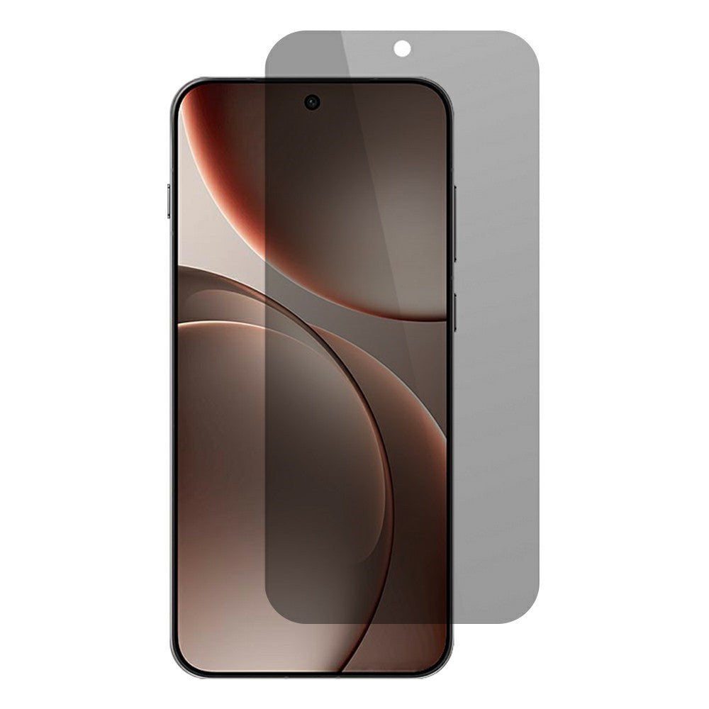Oppo Find X9 5G Härdat Glas 180 Graders Anti-Peep Film Helt Lim Helskärmsskydd Stöder Fingeravtryckslåsning