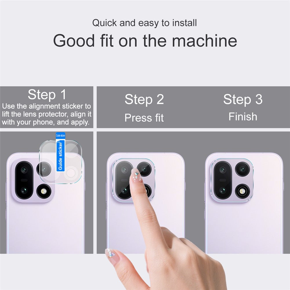 IMAK For OnePlus 15 5G Full Coverage Camera Lens Protector Slim Tempered Glass Lens Film