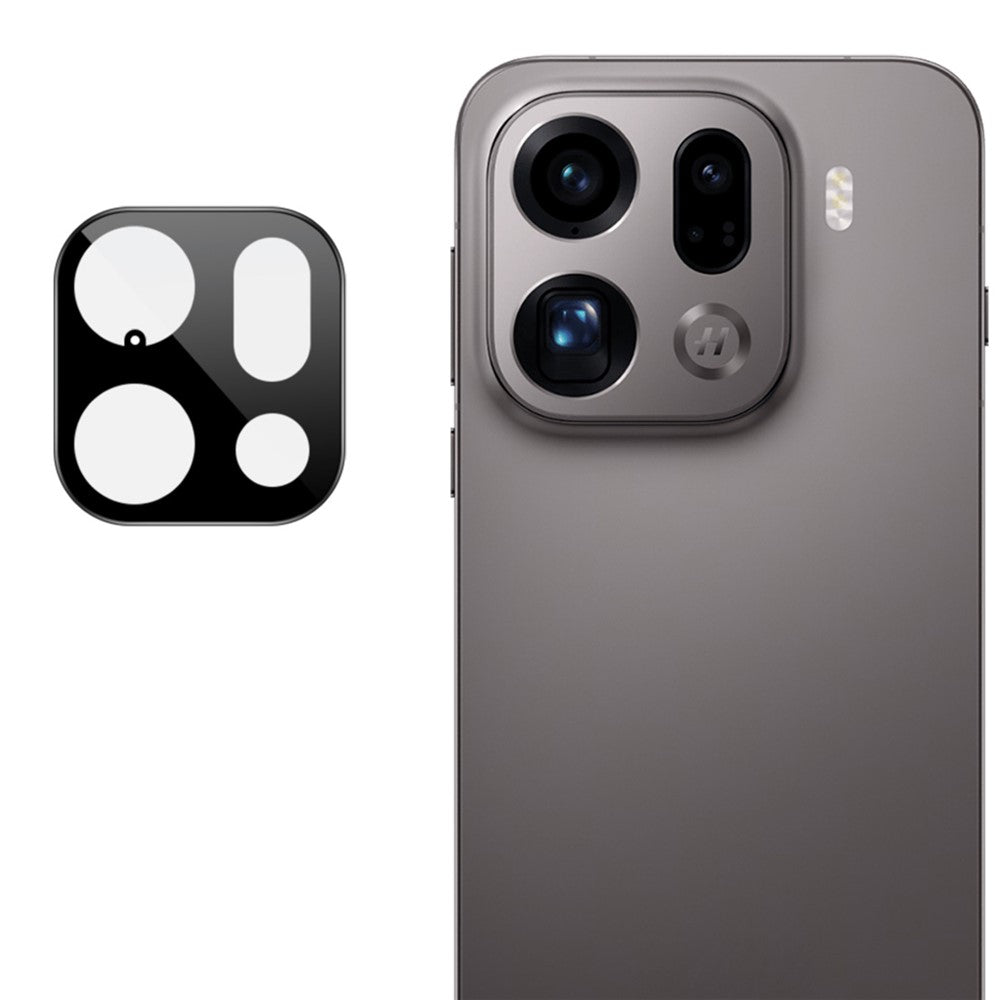 IMAK For Oppo Find X9 Pro 5G Camera Lens Protector Tempered Glass HD Clear Lens Film (Black Version)