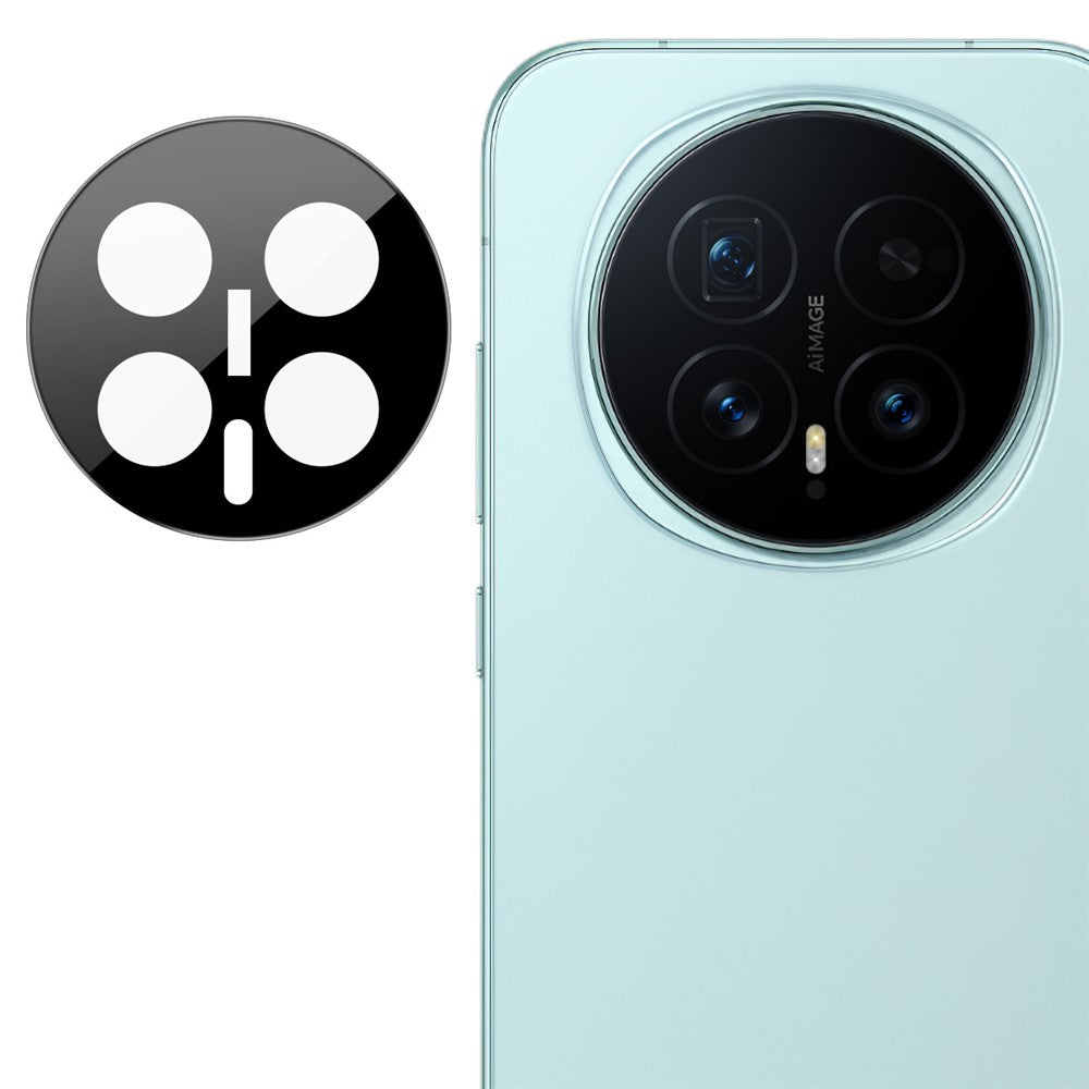 IMAK For Honor Magic8 5G Full Coverage Camera Lens Protector Tempered Glass HD Clear Lens Film (Black Version)