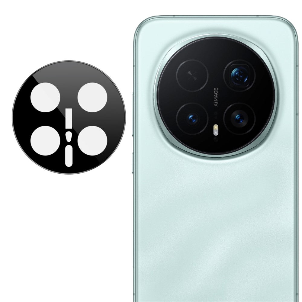 IMAK For Honor Magic8 Pro 5G Full Coverage Camera Lens Protector Tempered Glass HD Clear Lens Film (Black Version)