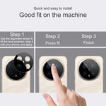 IMAK For Honor Magic8 Pro 5G Full Coverage Camera Lens Protector Tempered Glass HD Clear Lens Film (Black Version)