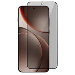 For Oppo Find X9 5G 180 Degree Anti-Peep Tempered Glass Black Edge Privacy Protection Full Screen Protector, Full Glue