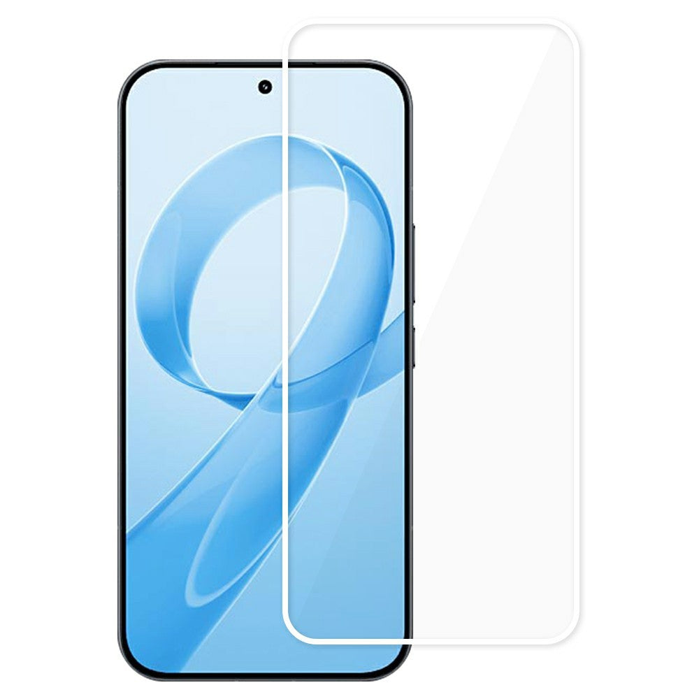 For Xiaomi Redmi K90 Pro Max 5G / Poco F8 Ultra Full Screen Protector Full Glue White Edge Electroplated High Aluminum-Silicon Glass Film (Fingerprint Unlock)