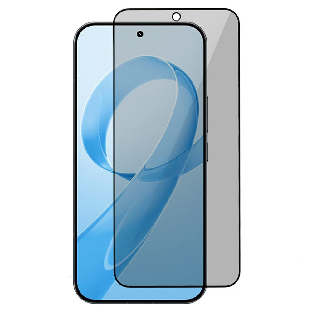 For Xiaomi Poco F8 Ultra / Redmi K90 Pro Max 5G 180 Degree Anti-Peep Tempered Glass Black Edge Privacy Protection Full Screen Protector, Full Glue