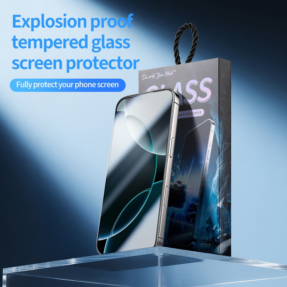DO AS YOU WISH 5Pcs For Xiaomi 13T Pro Screen Protector Silk Printing Full Glue High Aluminum-silicon Glass Film