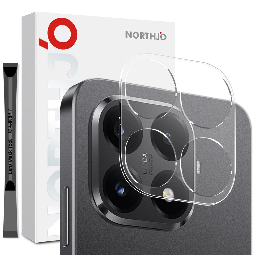 NORTHJO For Xiaomi 15T Pro Camera Lens Protector Tempered Glass HD Clear 3D Full Coverage