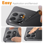 NORTHJO 2Pcs For Xiaomi 15T Pro Tempered Glass Full Coverage Camera Lens Protector Clear 3D Integrated Full Coverage