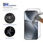 RURIHAI 10Pcs For Oppo Find X9 Pro 5G Full Glue High Aluminium-Silicon Glass Film 0.26mm 2.5D Full Screen Protector