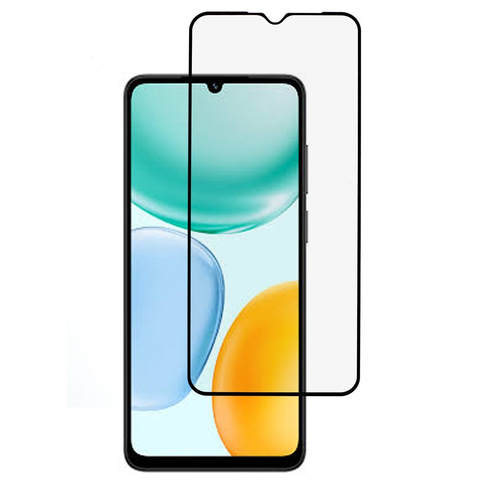 For Honor Play10A 4G / X5c Plus 4G Screen Protector Silk Printing Full Glue Tempered Glass Screen Film