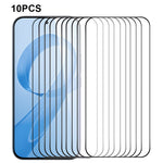 RURIHAI 10 stk. til Xiaomi Poco F8 Ultra / Redmi K90 Pro Max 5G, fuld lim, aluminiums-siliciumglasfilm, skærmbeskyttelse med ultralydsoplåsning via fingeraftryk