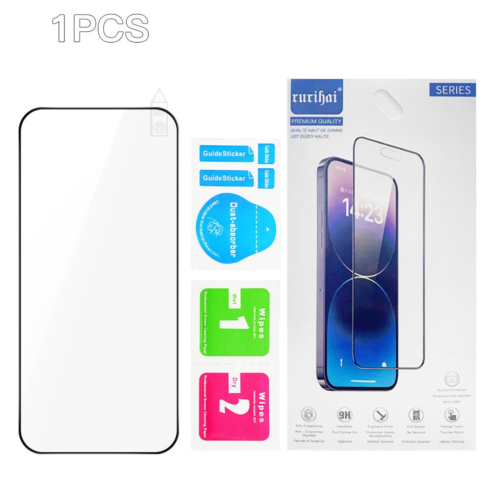 RURIHAI For Honor Magic8 5G Full Glue Screen Protector High Aluminium Silicon Glass Film, Ultrasonic Fingerprint Unlock