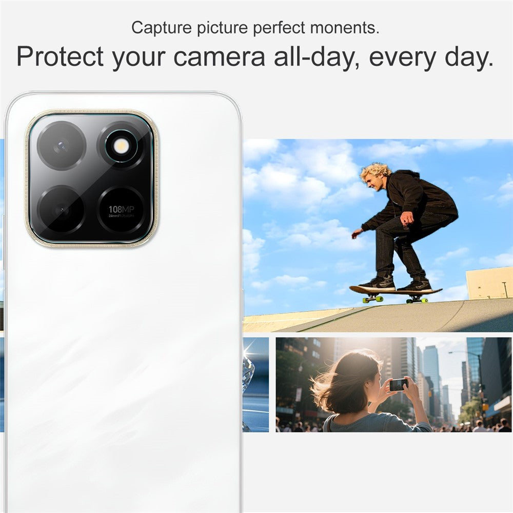 IMAK Full Coverage Camera Lens Protector for Honor 400 Smart 4G / 400 Smart 5G / Play10T 5G / X7d 4G Slim Tempered Glass Lens Film