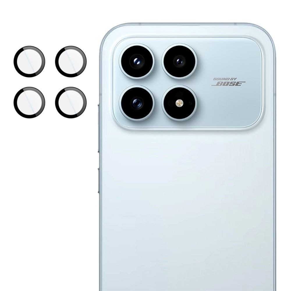 IMAK For Xiaomi Redmi K90 5G / Poco F8 Pro 5G Tempered Glass Full Coverage Camera Lens Protector with Self Positioning Frame (Complete Covering)