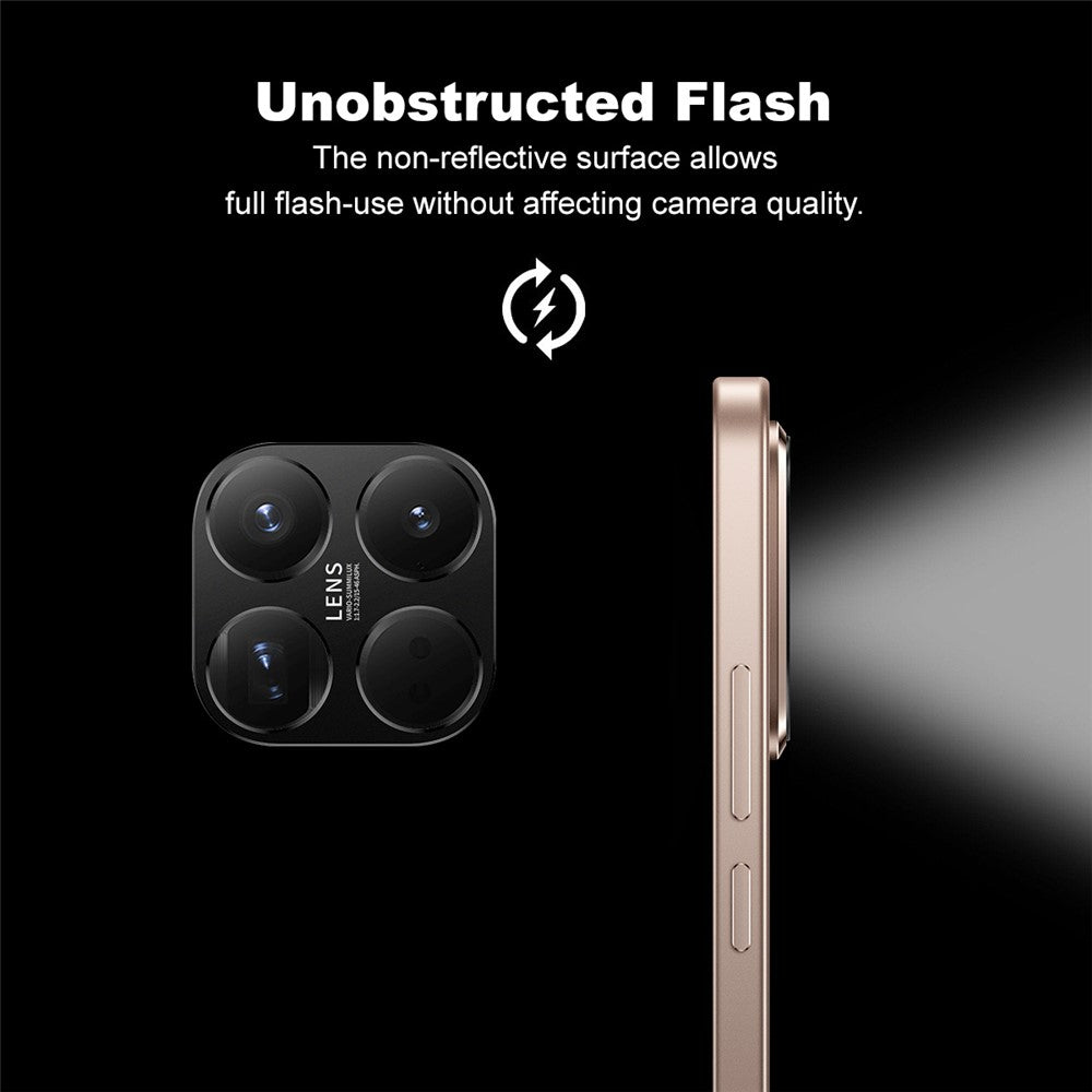 IMAK For Xiaomi 15T Pro Metal Full Coverage Camera Lens Protector Lens Protective Cover