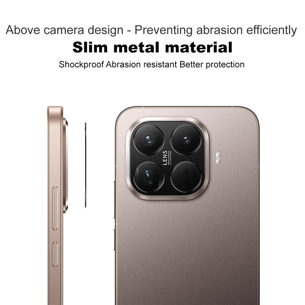 IMAK For Xiaomi 15T Pro Metal Full Coverage Camera Lens Protector Lens Protective Cover