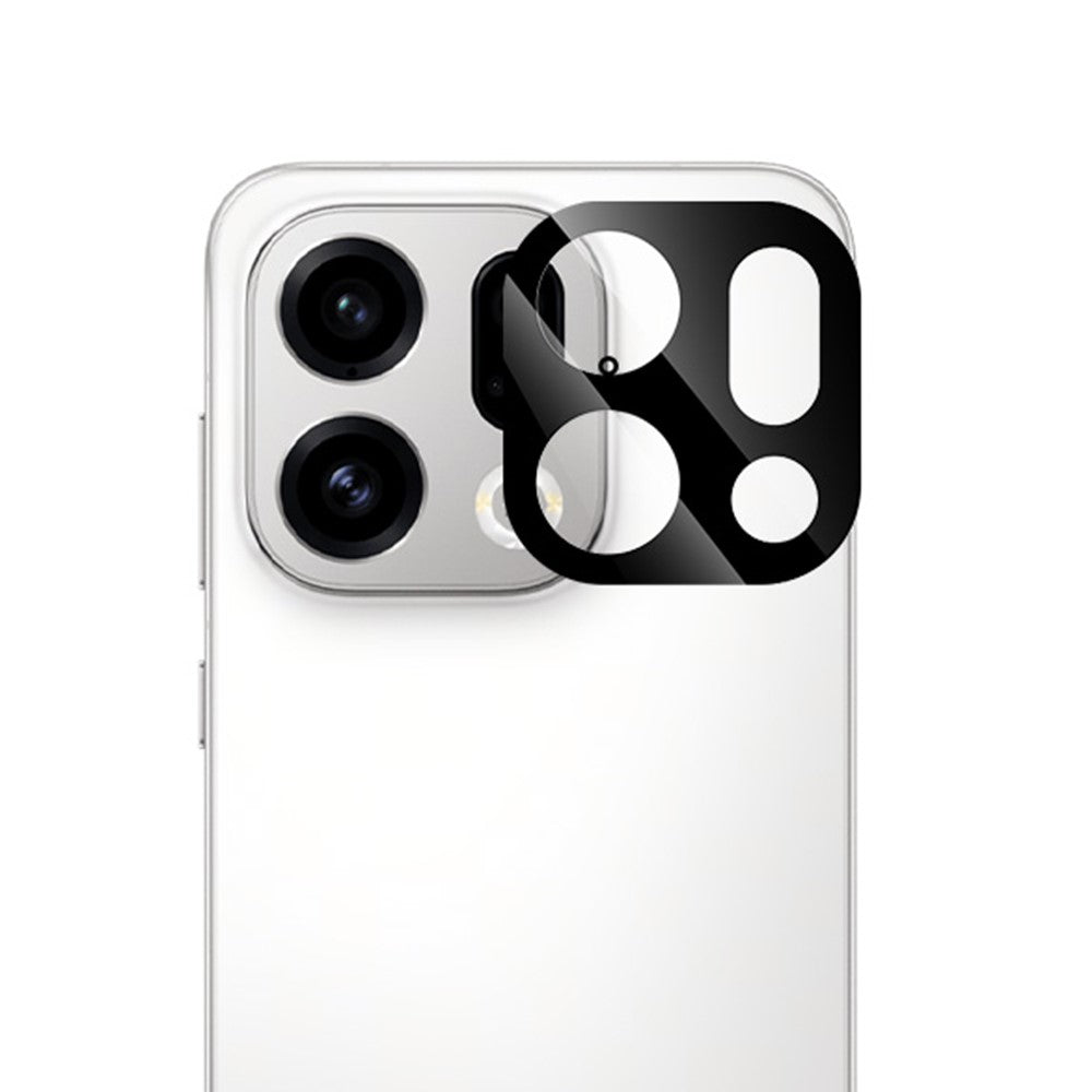 RURIHAI For Oppo Find X9 Pro 5G Camera Lens Protector High Aluminium-silicon Glass Silk Printing Lens Film, Full Coverage
