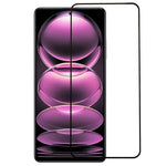 Xiaomi Redmi Note 12 Pro 5G Härdat Glas Skärmskydd Heltäckande Silkestryck Svart Kant Heltäckande Film