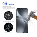 RURIHAI 10-pack skärmskydd för Oppo Find X9 5G, 0,26 mm, 2,5D heltäckande högaluminium-silikatglasfilm (inte heltäckande)