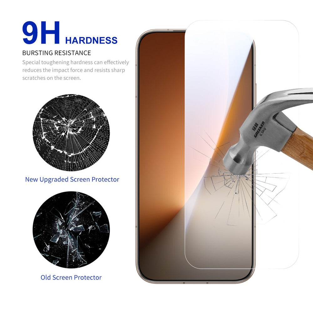 RURIHAI For Honor Magic8 5G Screen Protector 0.26mm 2.5D Full Glue High Aluminium Silicon Glass Film (NOT Complete Covering)