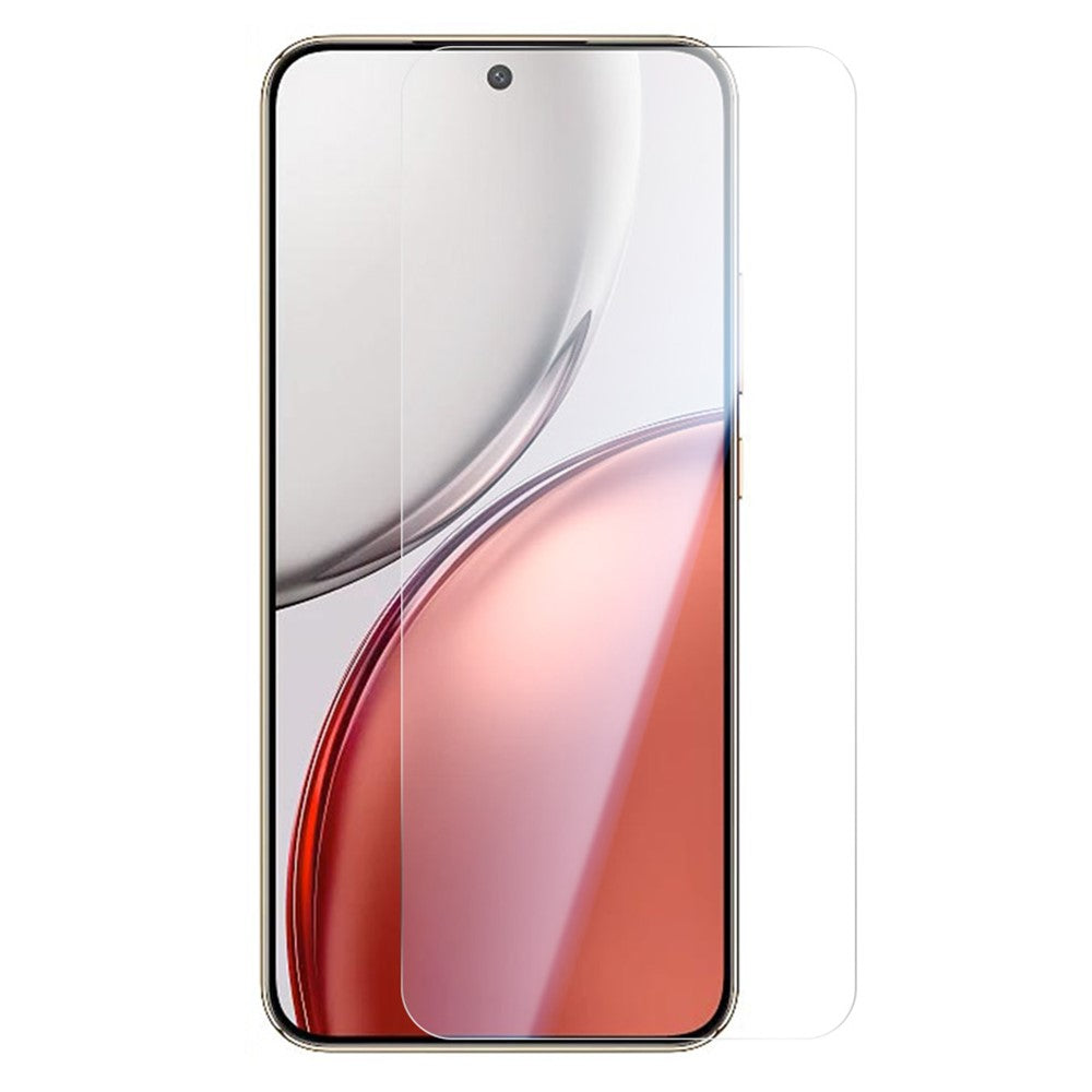 RURIHAI Skärmskydd för Honor Magic8 Lite 5G / X9d 5G / X70 5G, 0,26 mm 2,5D heltäckande aluminiumkiselglasfilm (ej heltäckande)