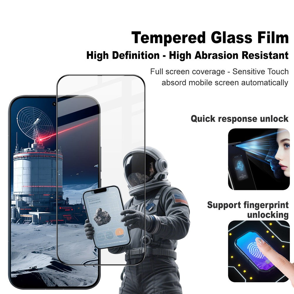 IMAK Pro+ Series For Xiaomi Redmi K90 Pro Max 5G / Poco F8 Ultra Screen Protector Full Coverage Tempered Glass Film (Fingerprint Unlock)