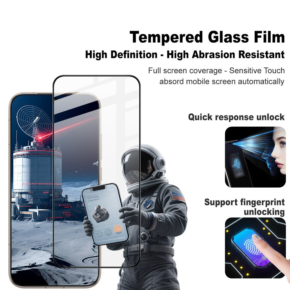 IMAK Pro+ Series For Honor Magic8 5G Screen Protector Full Coverage Tempered Glass Film (Fingerprint Unlock)